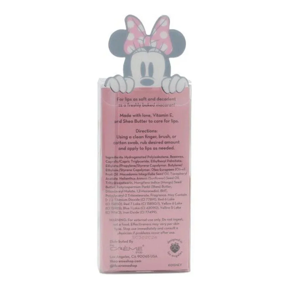 The Crème Shop x Disney Macaron Lip Balm Minnie Mouse New